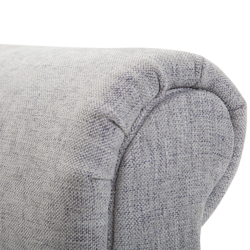 Modern Rolled Arm Bench Bed End Ottoman Sofa Seat Footrest Bedroom Entryway
